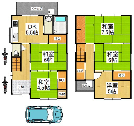 間取り：227102445718