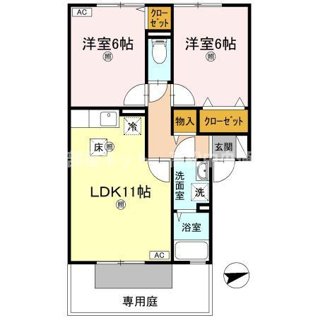 メゾンシャルム木太 B棟のイメージ