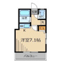 国立市西のアパートの間取り