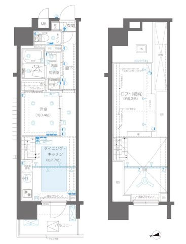 新宿区新宿1丁目&nbsp;15階建&nbsp;築2年のイメージ
