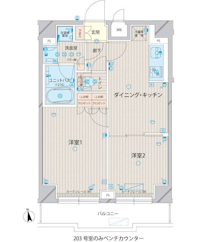 間取り：213143434441