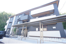 熊本市西区上代のアパートの外観