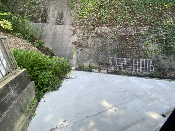 【谷津町貸家の庭】