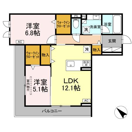 D-avance柱六番町 Iのイメージ