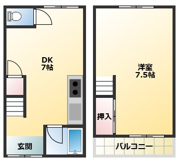間取り：227100445073