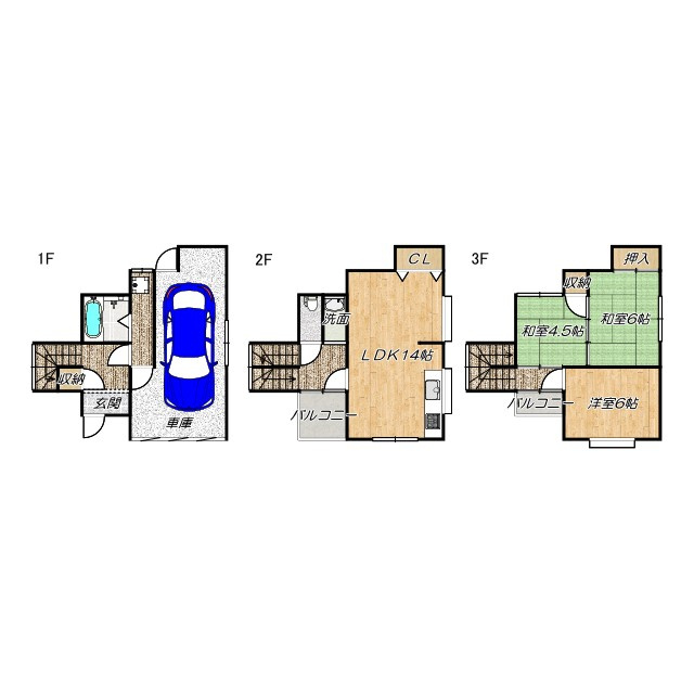 間取り：227099196036