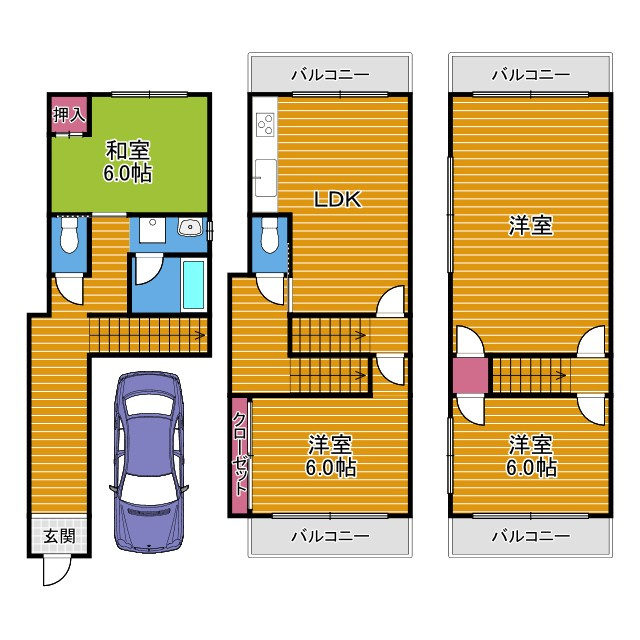 間取り：227099640354