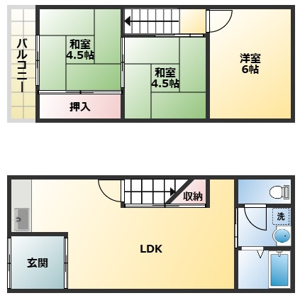 間取り：227100180493