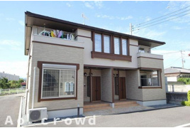 高崎市下里見町のアパートの外観