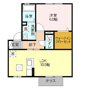 パルモア Ⅰ・Ⅱの間取り