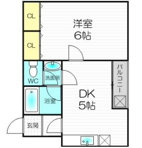 オーナーズマンション天六の間取り