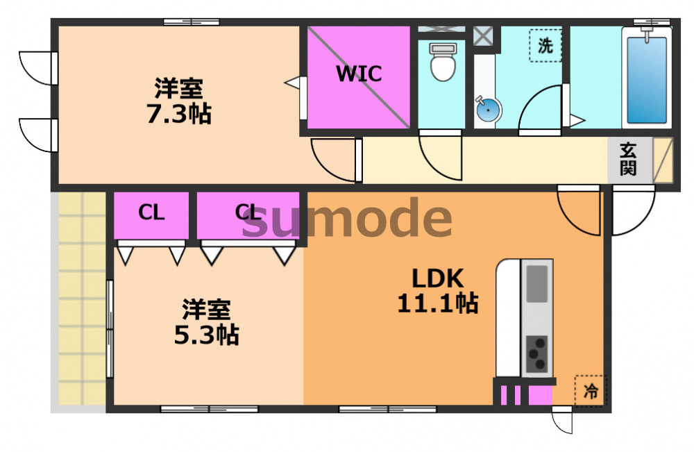 間取り：227102933584