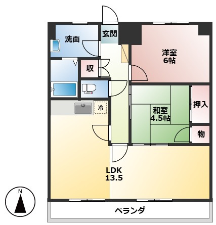 大垣市室本町2丁目&nbsp;5階建&nbsp;築34年のイメージ