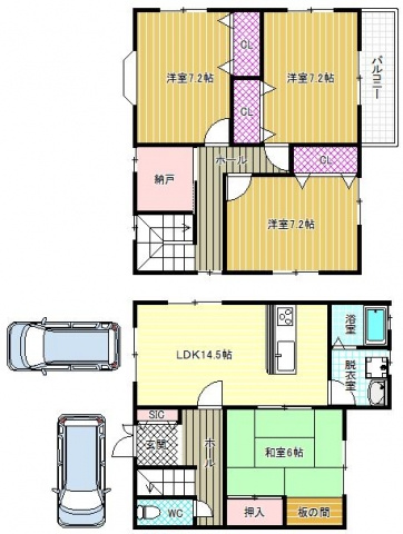 間取り：227088869540