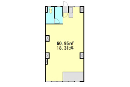 若竹町店舗の間取り