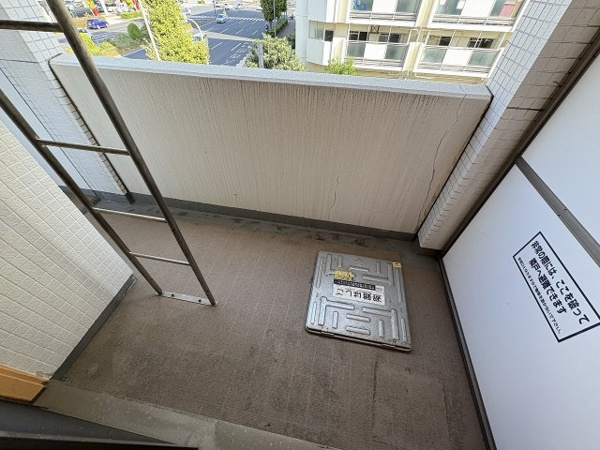 インベスト神戸エアフロントのバルコニー