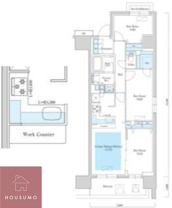 間取り：227099665645