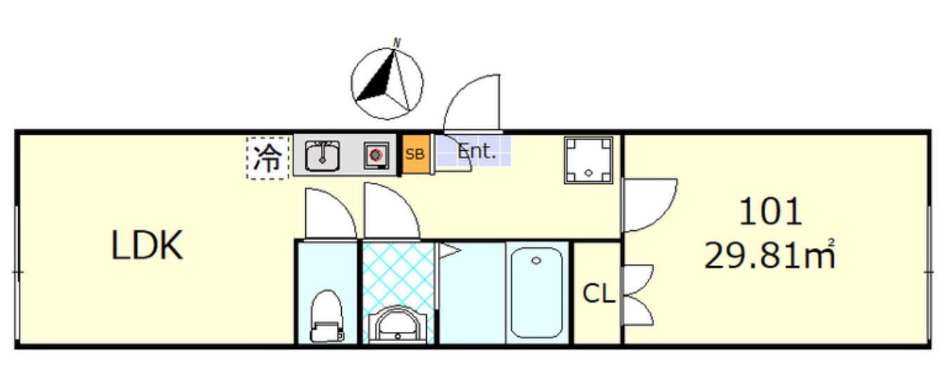 新宿区北新宿1丁目&nbsp;3階建&nbsp;築4年のイメージ
