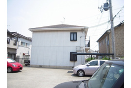 高砂市曽根町のアパートの外観