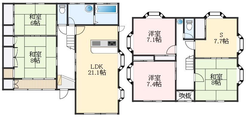 間取り：227103366026