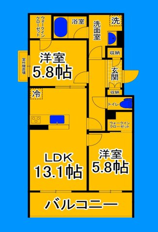 間取り：227102482884