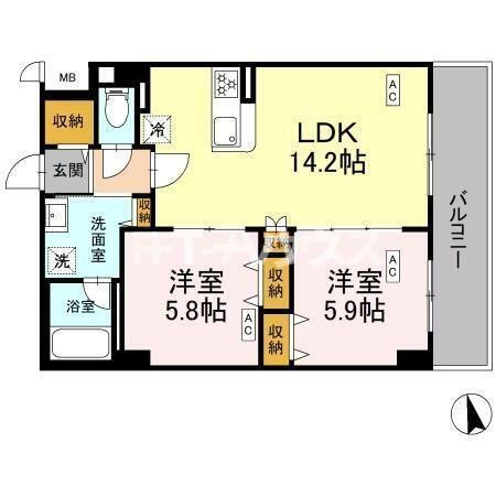 間取り：212058610763