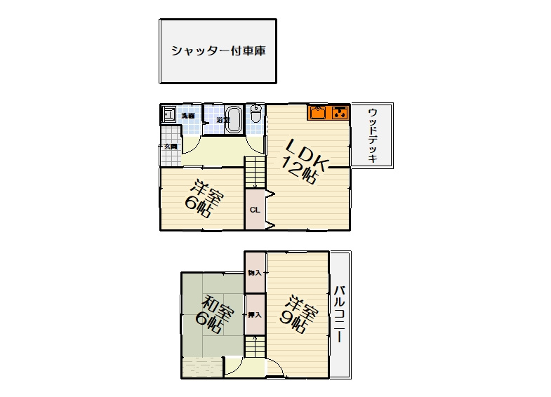 間取り：227100675506