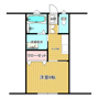 遠野市材木町のアパートの間取り