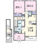 ウェルシュガーデンⅠの間取り