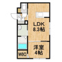 Lien KitahiroshimaⅢの間取り