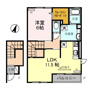 D－roomＴｏｋｉ206の間取り