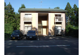 小美玉市飯前のアパートの外観