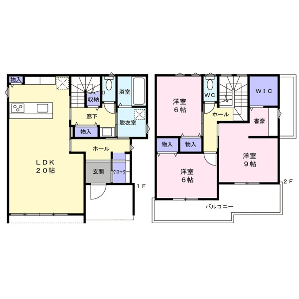 【事業用/菊陽町/原水13号地の間取り】
