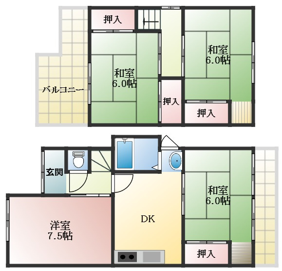 間取り：227101756056