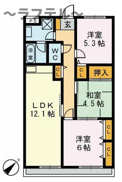 間取り：211063995715