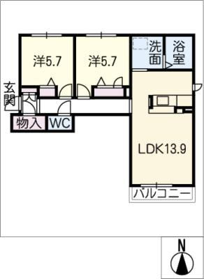 セット　トレゾールI棟のイメージ
