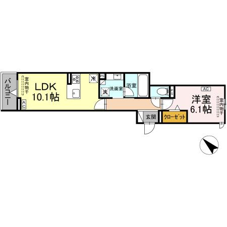 D-avance柱六番町 Iのイメージ
