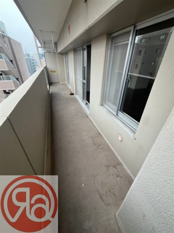 あみだ池ハイツのバルコニー