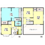 和歌山市加納の戸建ての間取り