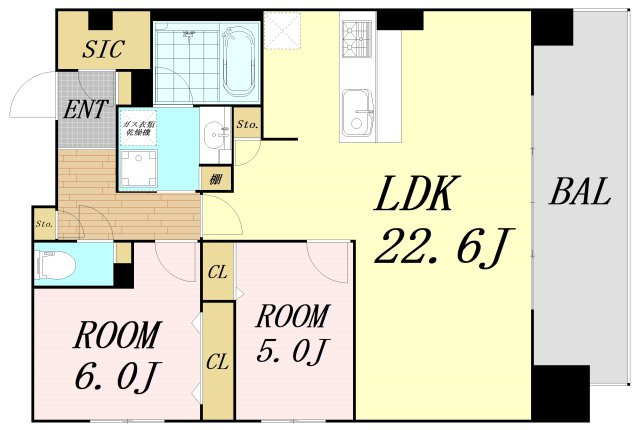 間取り：227100810745