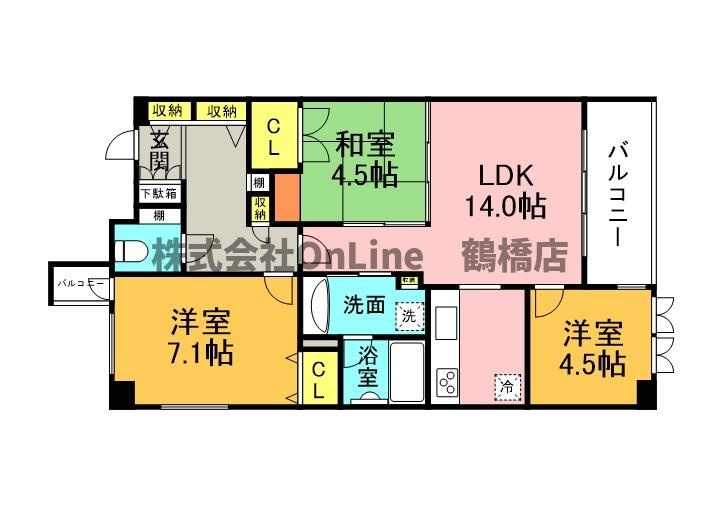 間取り：227103382505