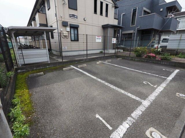【エチュード関口の駐車場】