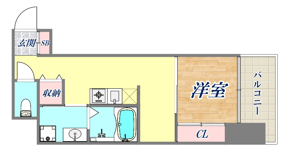 San Marino尼崎の間取り