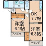 メゾン椿2の間取り