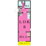 LEVICIA　BLDG.Ⅲの間取り