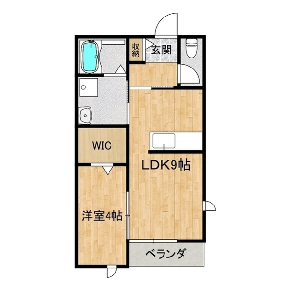 【セレーノ小松Bの間取り】