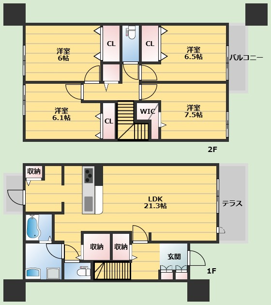 間取り：227103880254