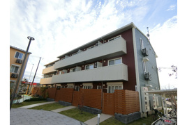 仙台市若林区荒井のアパートの外観