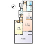 コーポ山内 伍番館の間取り