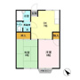 D-room(大和)アーバン華川の間取り